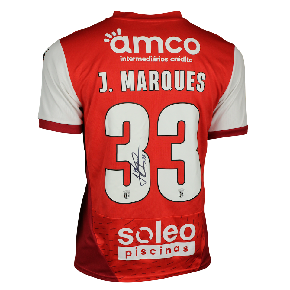 来自SC Braga的João Miguel Vieira Freitas Silva Marques球衣