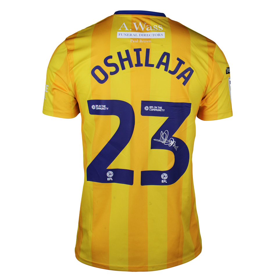 Adedeji Oshilaja Mansfield Town shirt