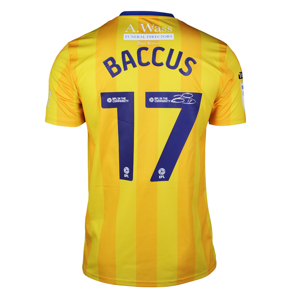 Keanu Baccus Mansfield Town jersey