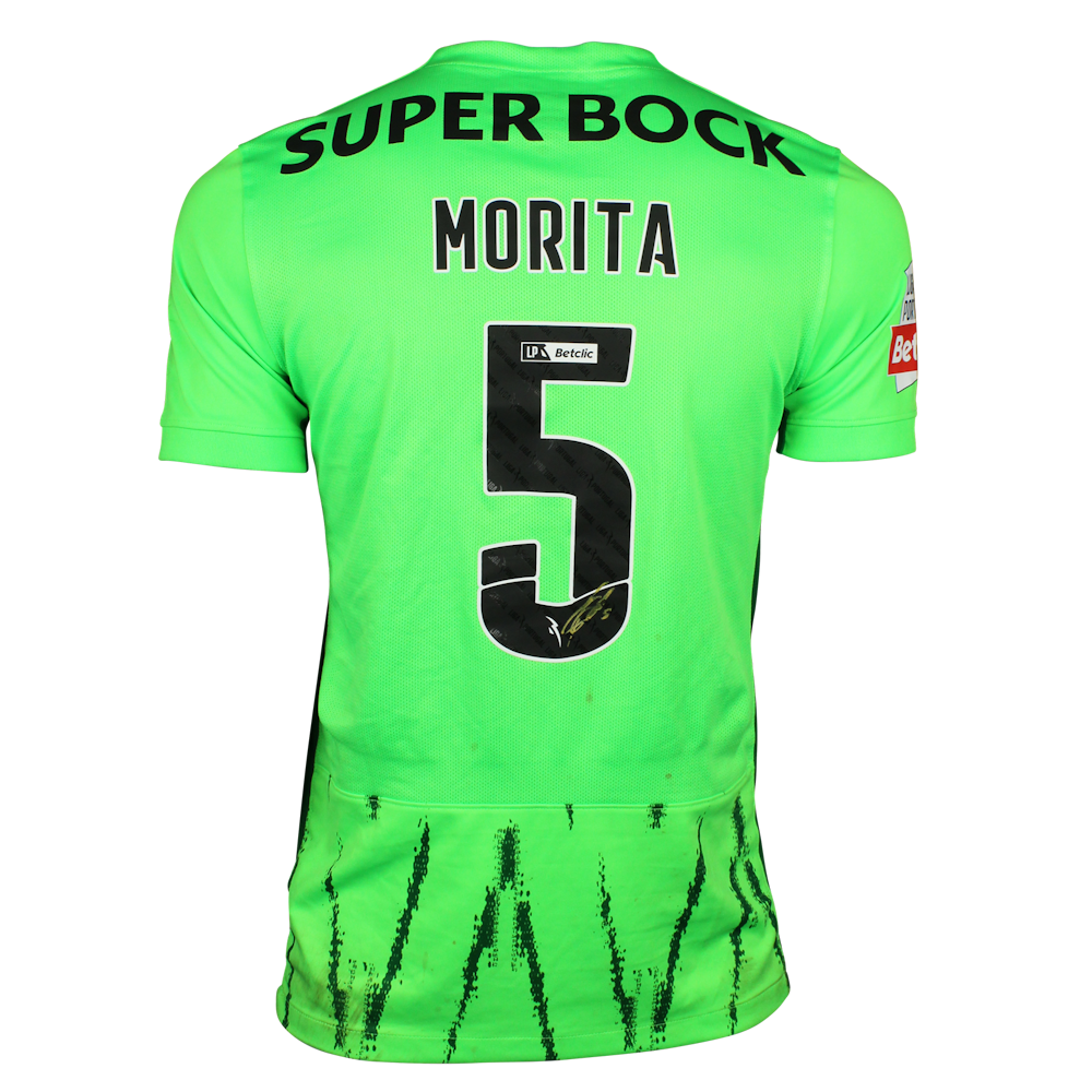 Hidemasa Morita 守田英正 | Nacional - Sporting CP | MatchWornShirt
