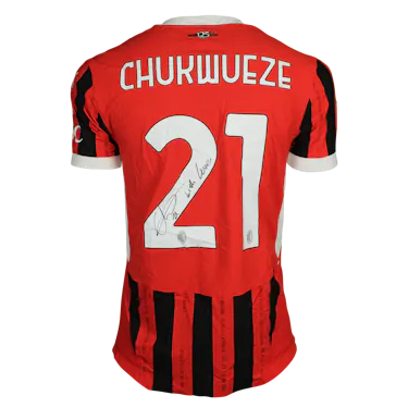 Samuel Chukwueze AC Milan camisa.