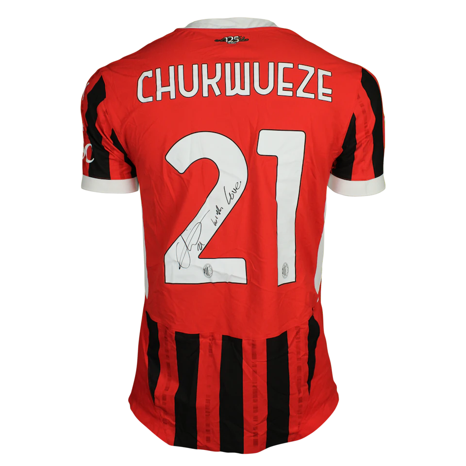 Samuel Chukwueze AC Milan camisa.