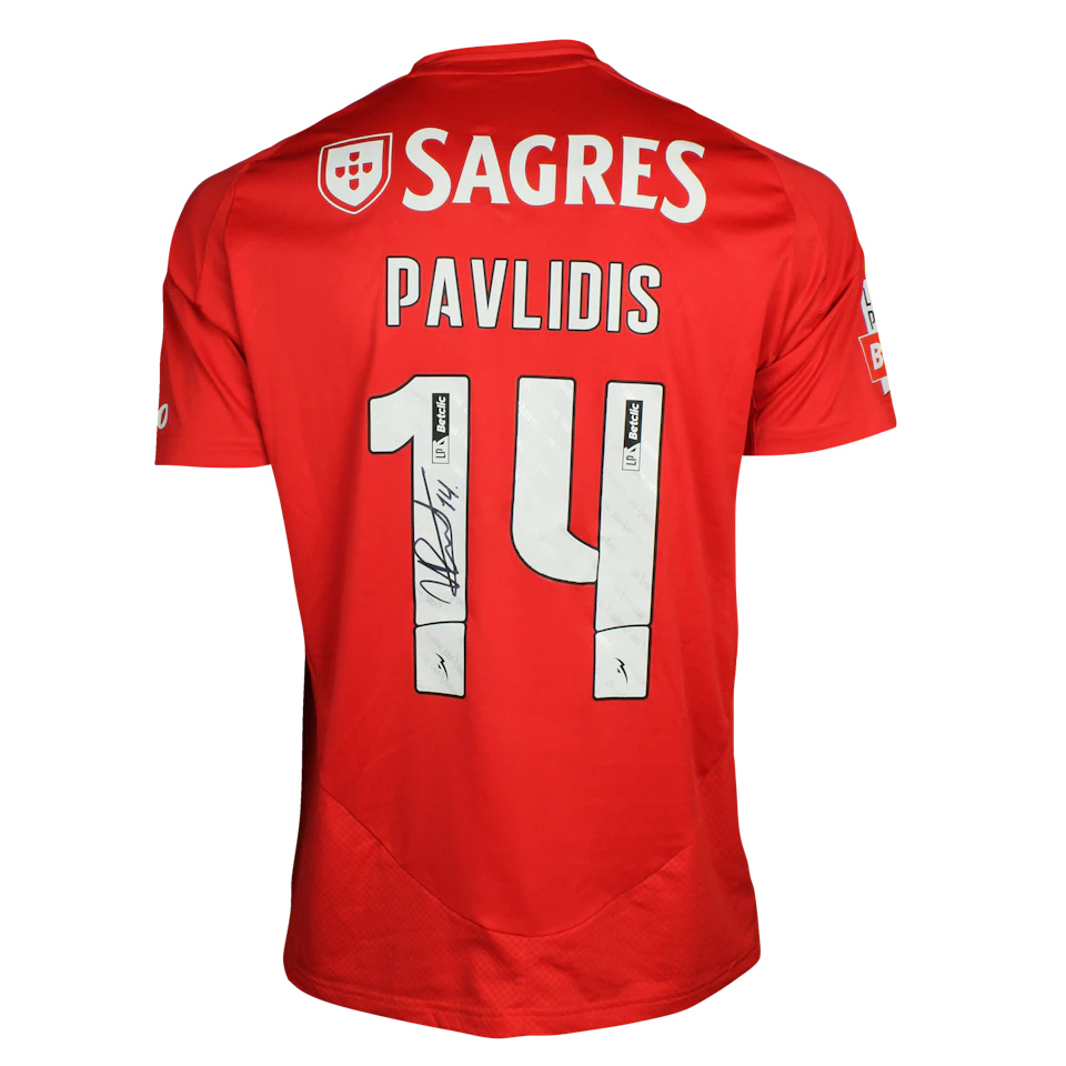 来自SL Benfica的Vangelis Pavlidis球衣