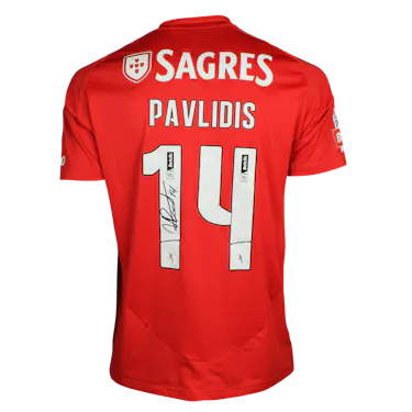 来自SL Benfica的Vangelis Pavlidis球衣