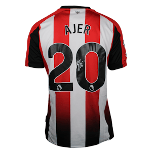 Brentford-Trikot von Kristoffer Vassbakk Ajer