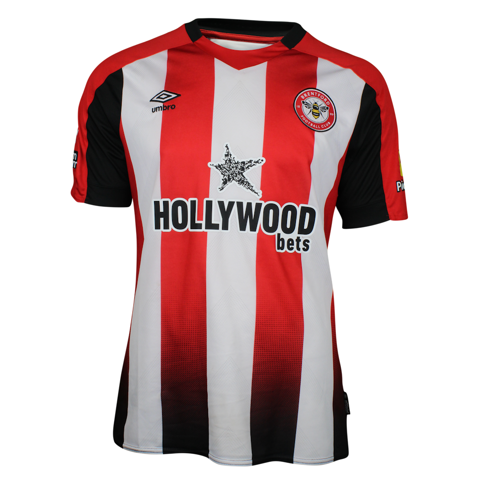 Brentford-Trikot von Kristoffer Vassbakk Ajer