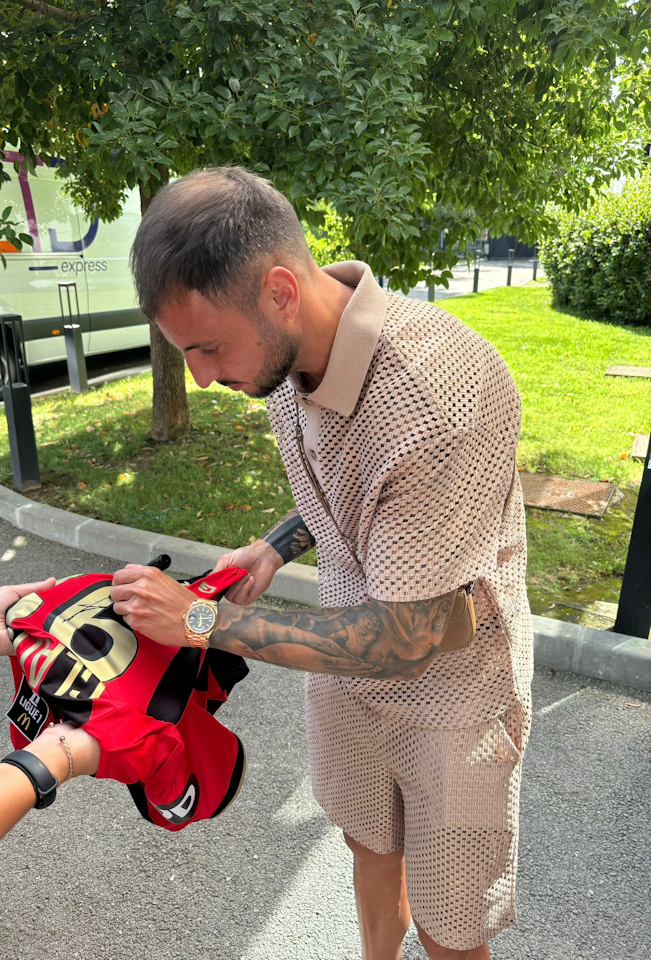Jonathan Clauss OGC Nice shirt