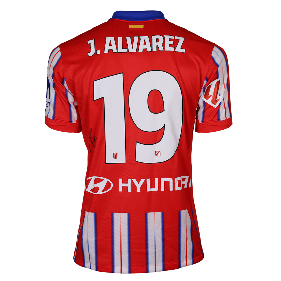 Limited Edition Signed Julián Alvarez Shirt - 001/919 