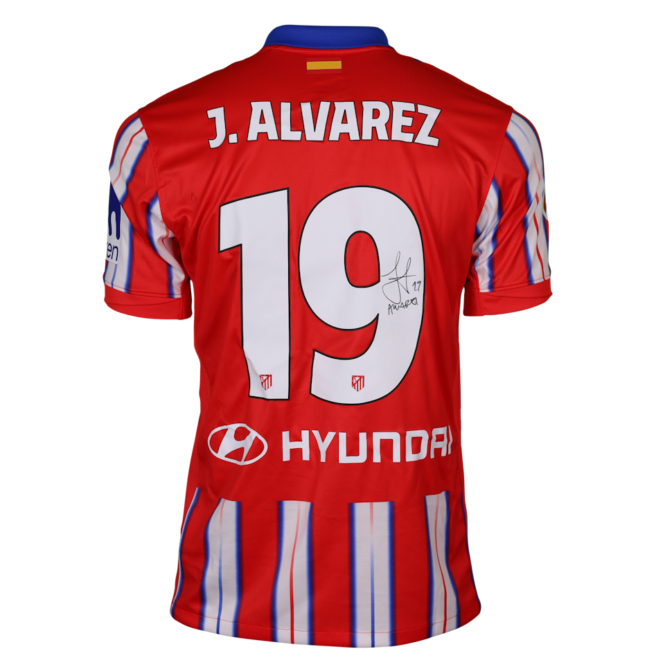 Limited Edition Signed Julián Alvarez Shirt - 003/919 