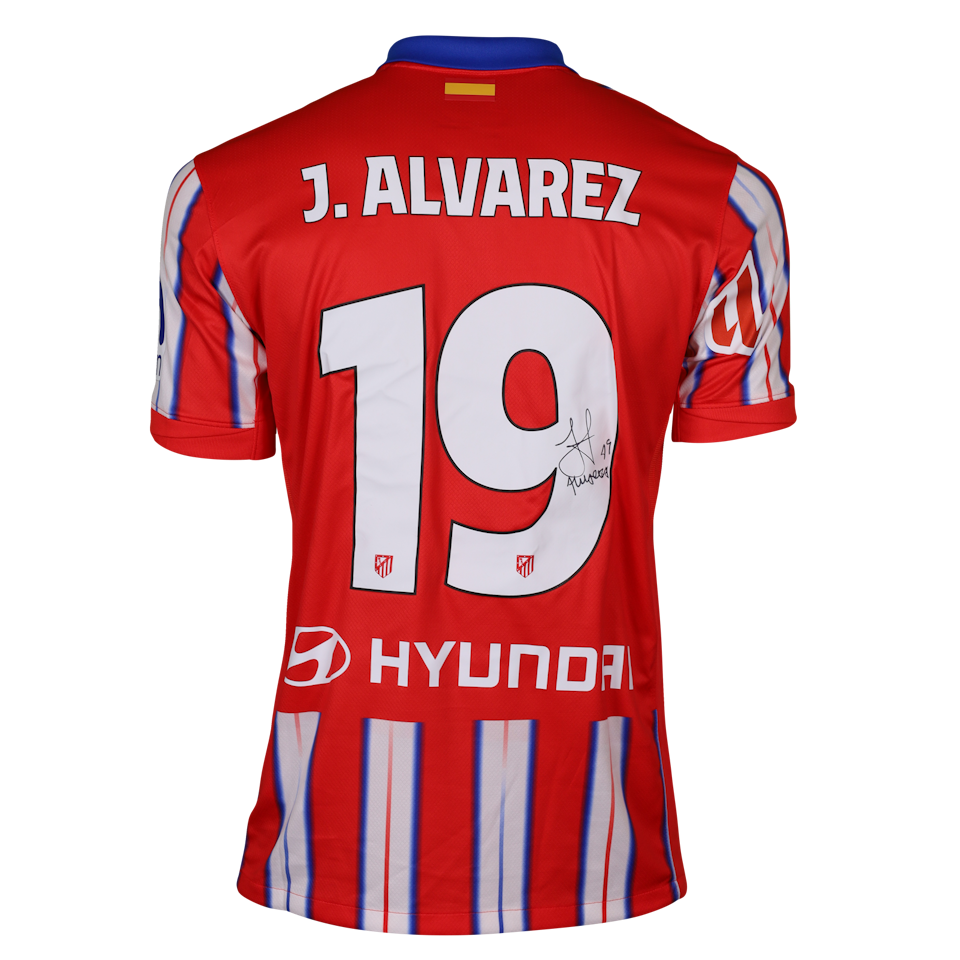 Limited Edition Signed Julián Alvarez Shirt - 005/919 