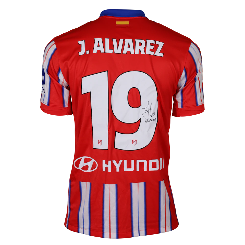 Limited Edition Signed Julián Alvarez Shirt - 006/919