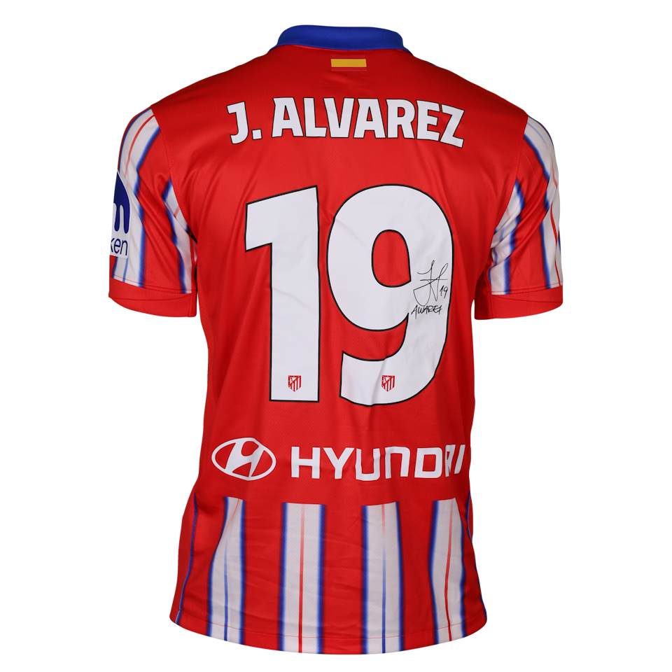 Limited Edition Signed Julián Alvarez Shirt - 009/919 