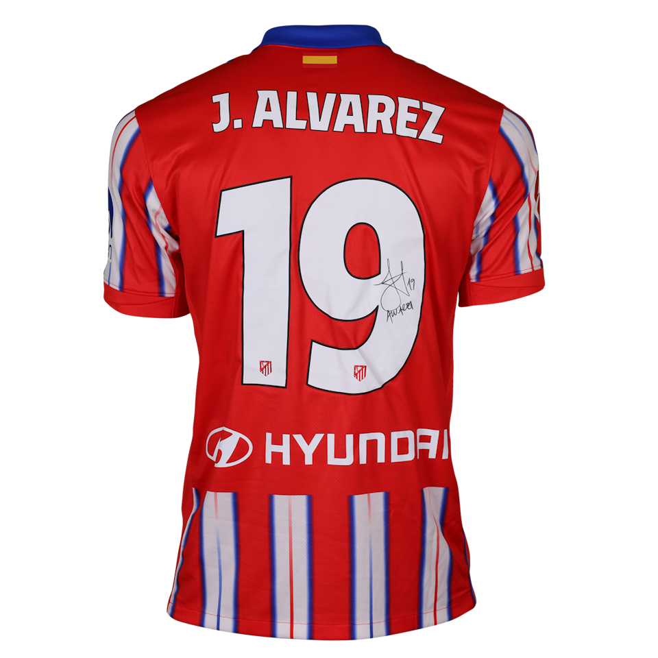 Limited Edition Signed Julián Alvarez Shirt - 018/919 