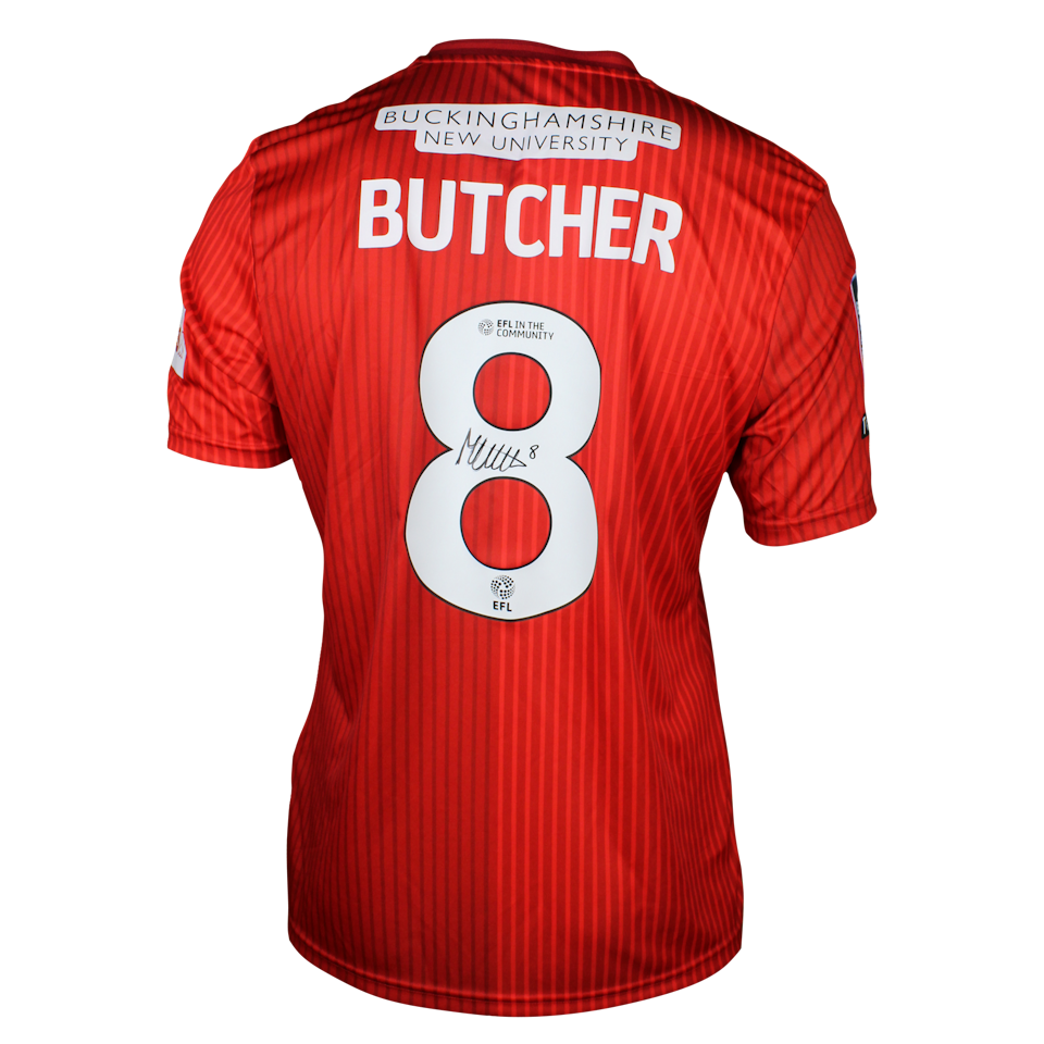 Matt Butcher Wycombe Wanderers shirt