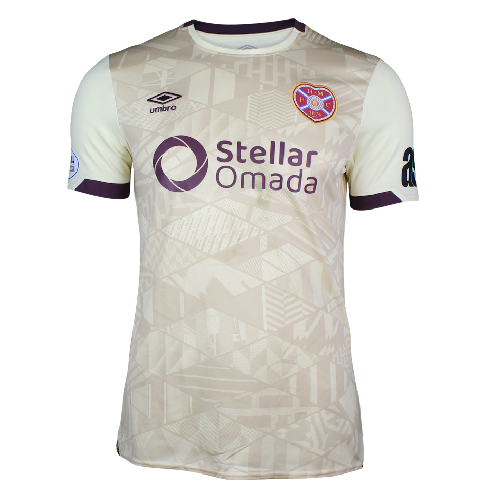 Gerald Taylor Heart of Midlothian shirt