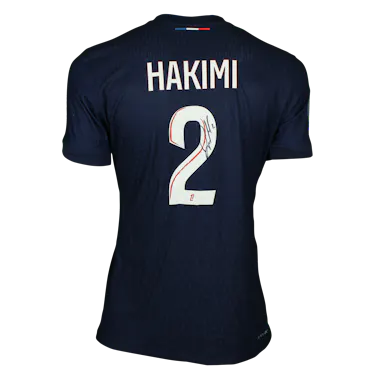 来自Paris Saint-Germain的Achraf Hakimi球衣
