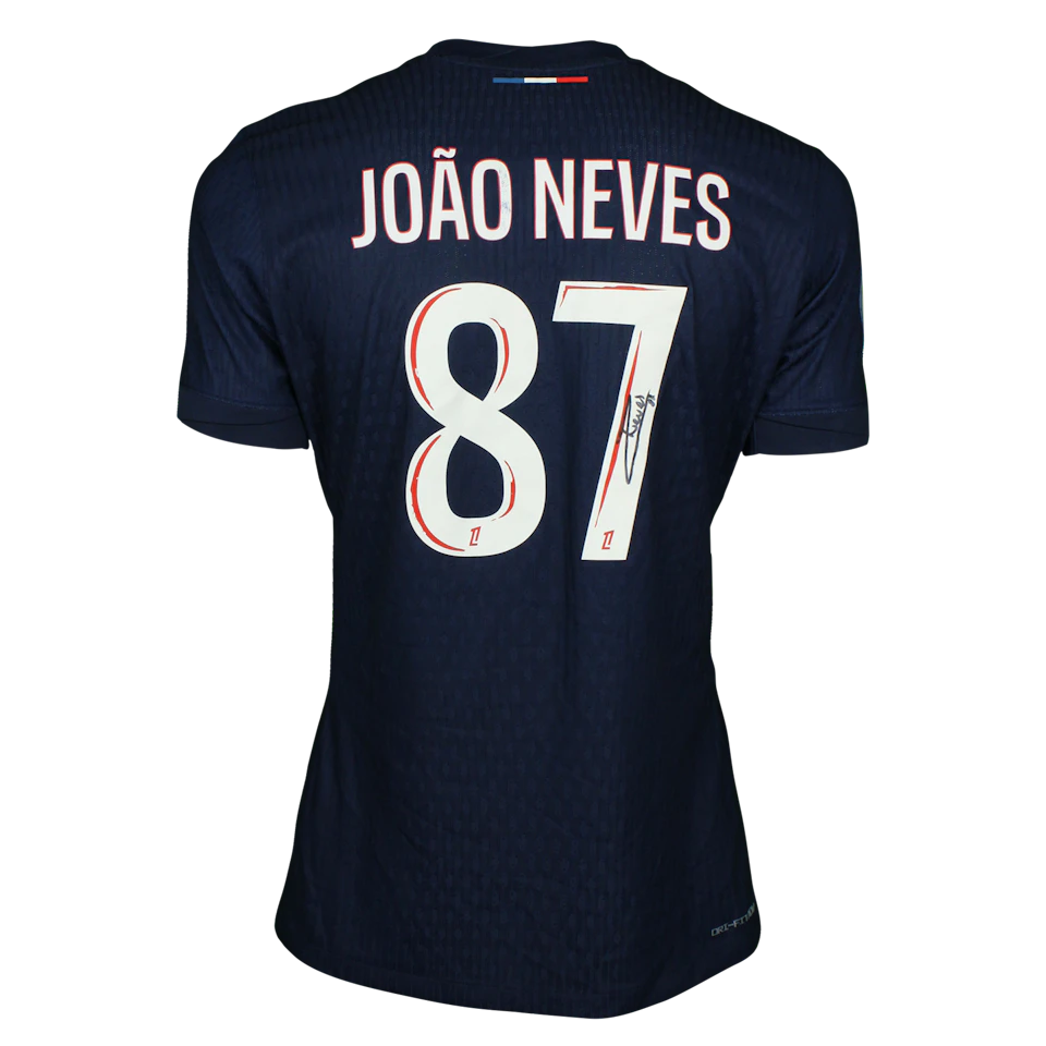 Shirt van João Neves Paris Saint-Germain