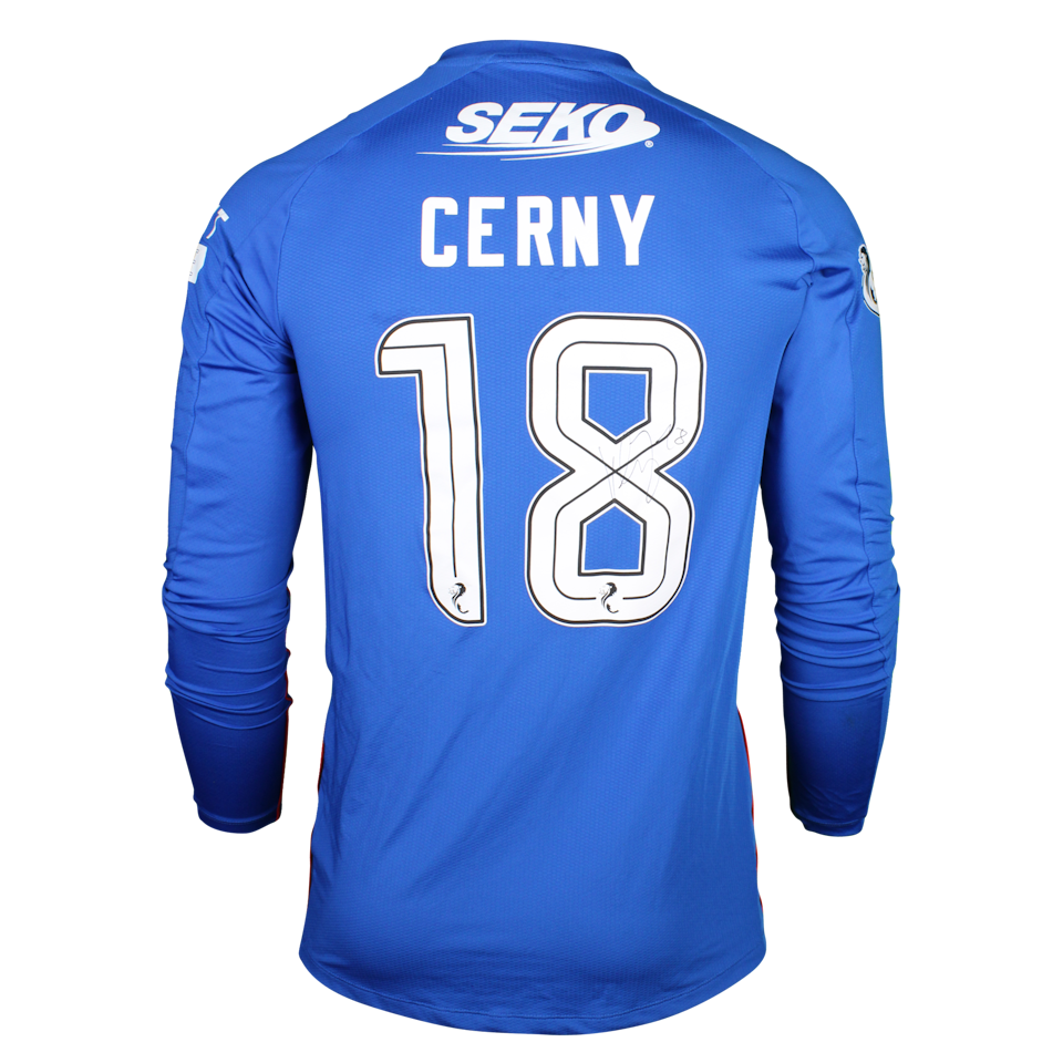 Václav Černý Rangers shirt