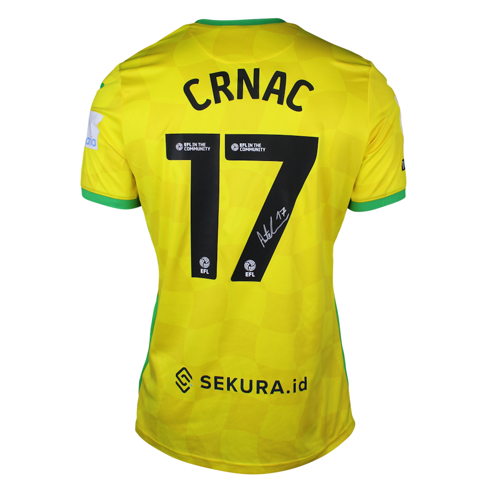 Ante Crnac Norwich City jersey
