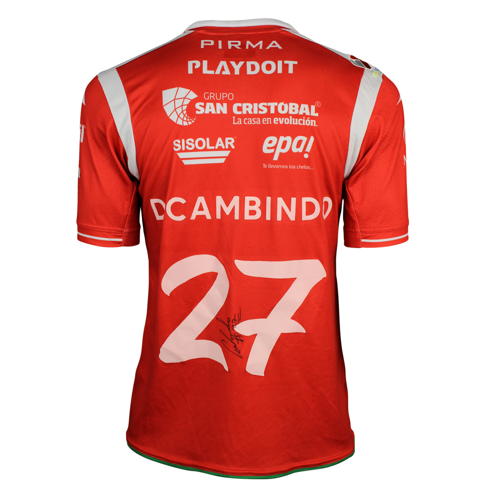 Diber Cambindo Abonia Necaxa camisa.