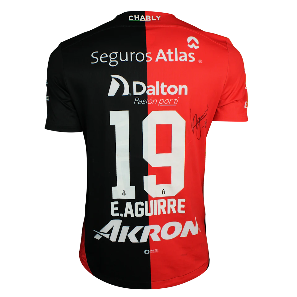 来自Atlas FC的Eduardo Daniel Aguirre Lara球衣