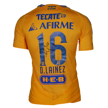 来自Tigres UANL的Diego Lainez Leyva球衣