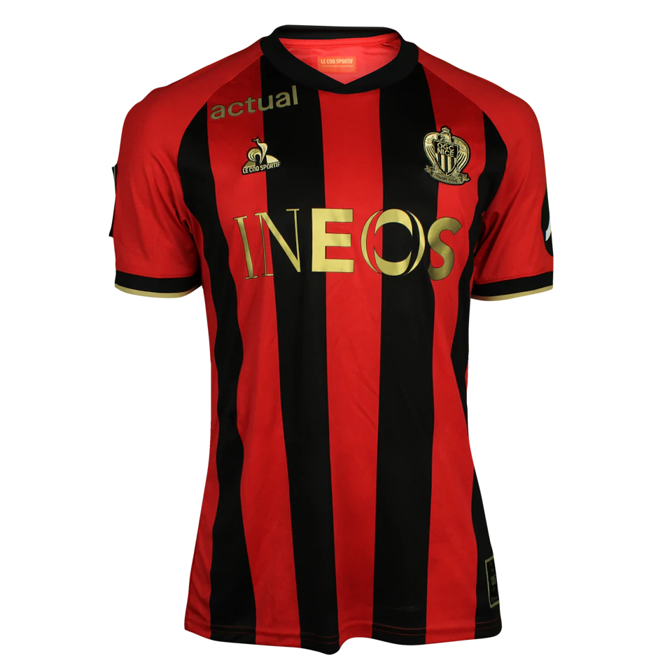 OGC Nice 팀의 Bilal Brahimi 셔츠