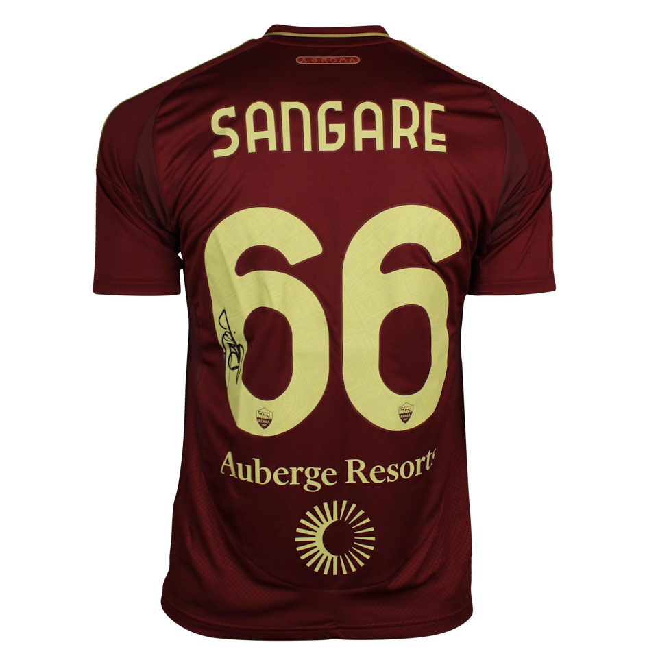 Buba Sangaré AS Roma camisa.