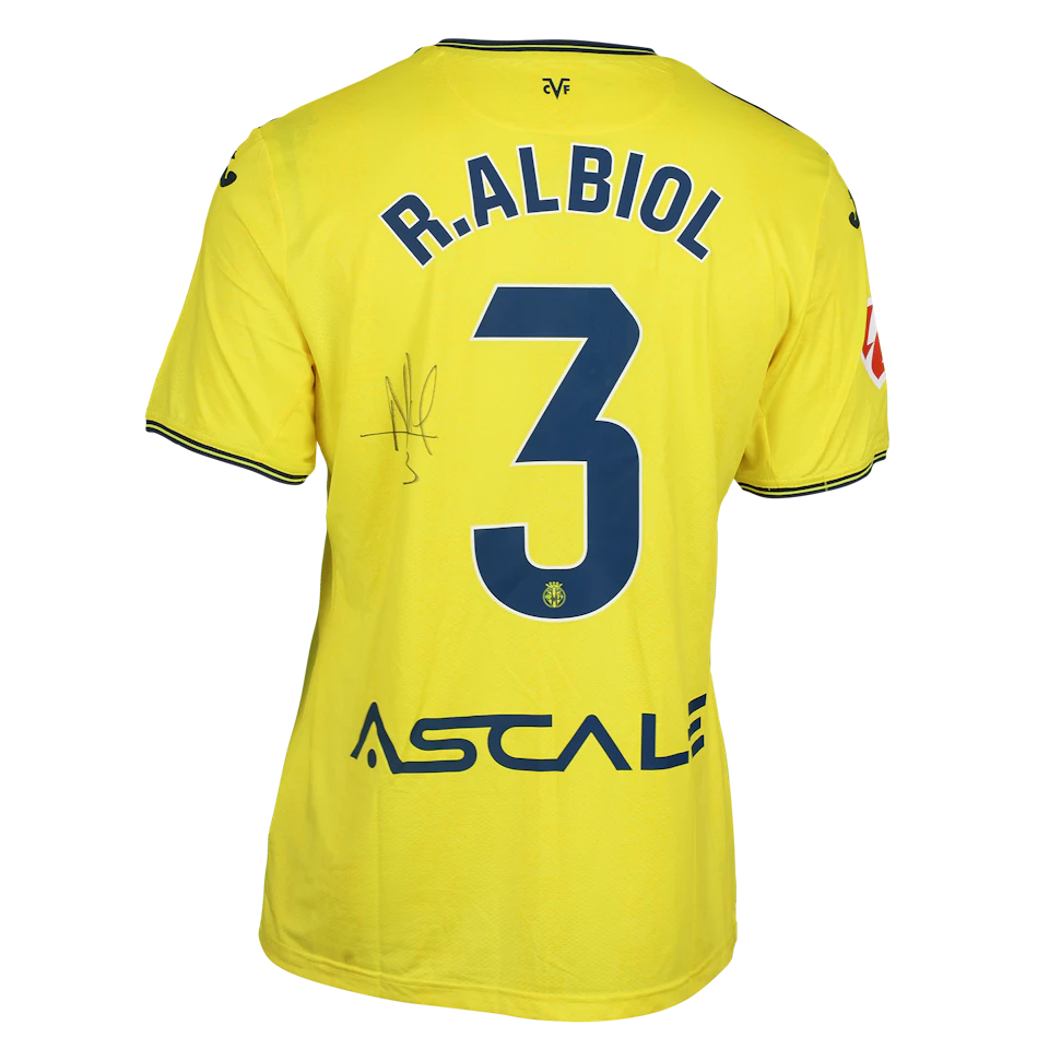 Raúl Albiol Tortajada Villarreal CF camisa.