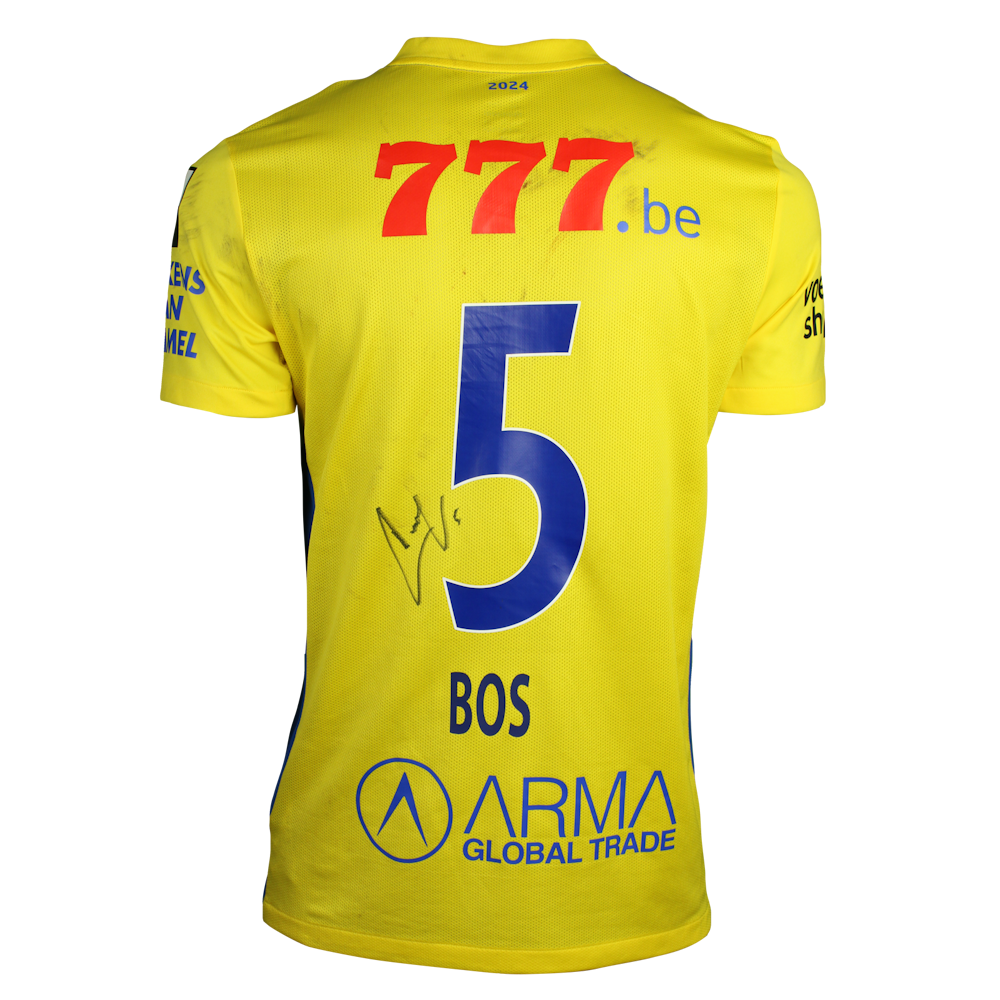 Jordan Bos | KVC Westerlo - Helmond Sport | MatchWornShirt