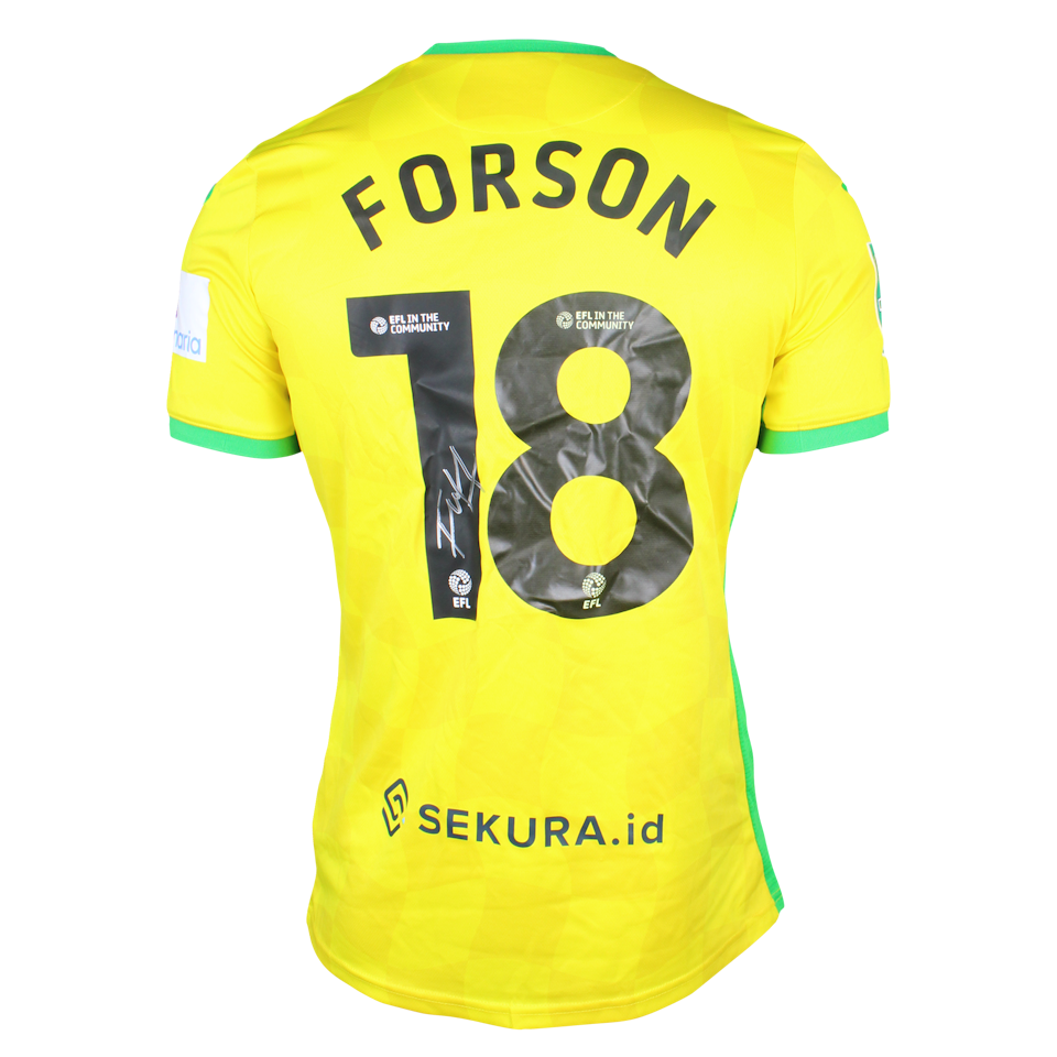 Forson Amankwah Norwich City shirt