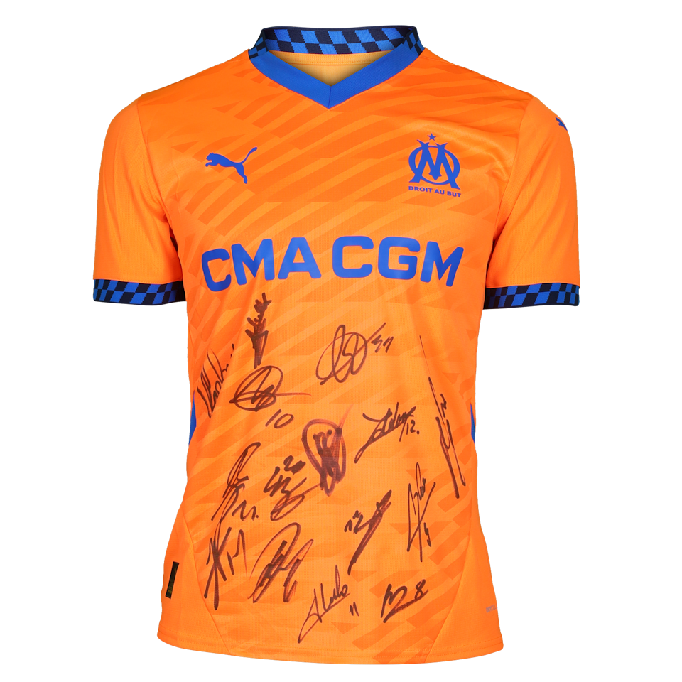 Squad Signed Shirt - Olympique Marseille - 24/25 - 1