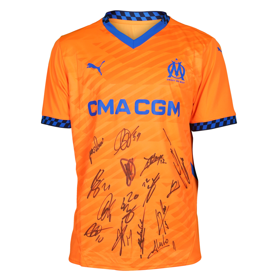 Squad Signed Shirt - Olympique Marseille - 24/25 - 2