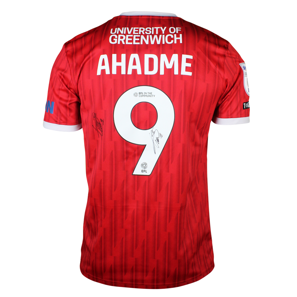 Gassan Ahadme Charlton Athletic shirt