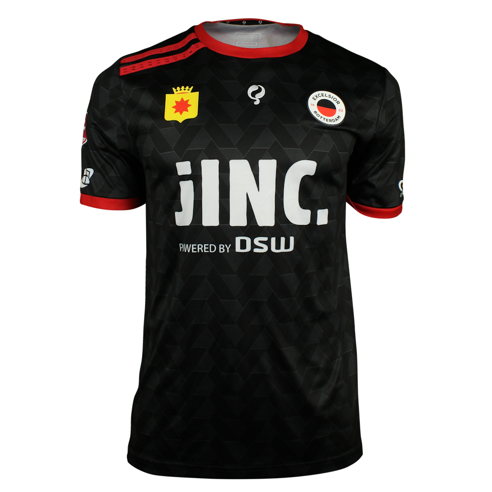 SBV Excelsior サッカーユニフォーム　サイズL 黒/赤 SBV Excelsior サッカーユニフォーム サイズL 黒/赤