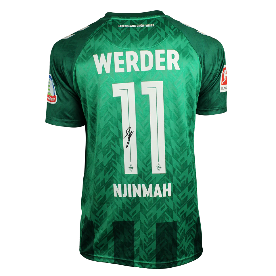 来自Werder Bremen的Justin Njinmah球衣