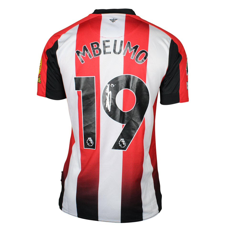 Bryan Mbeumo Brentford shirt