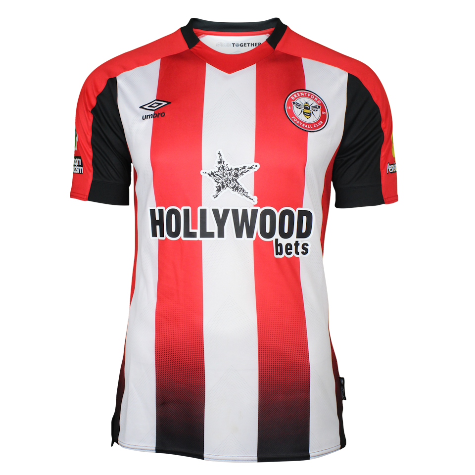 Bryan Mbeumo Brentford shirt