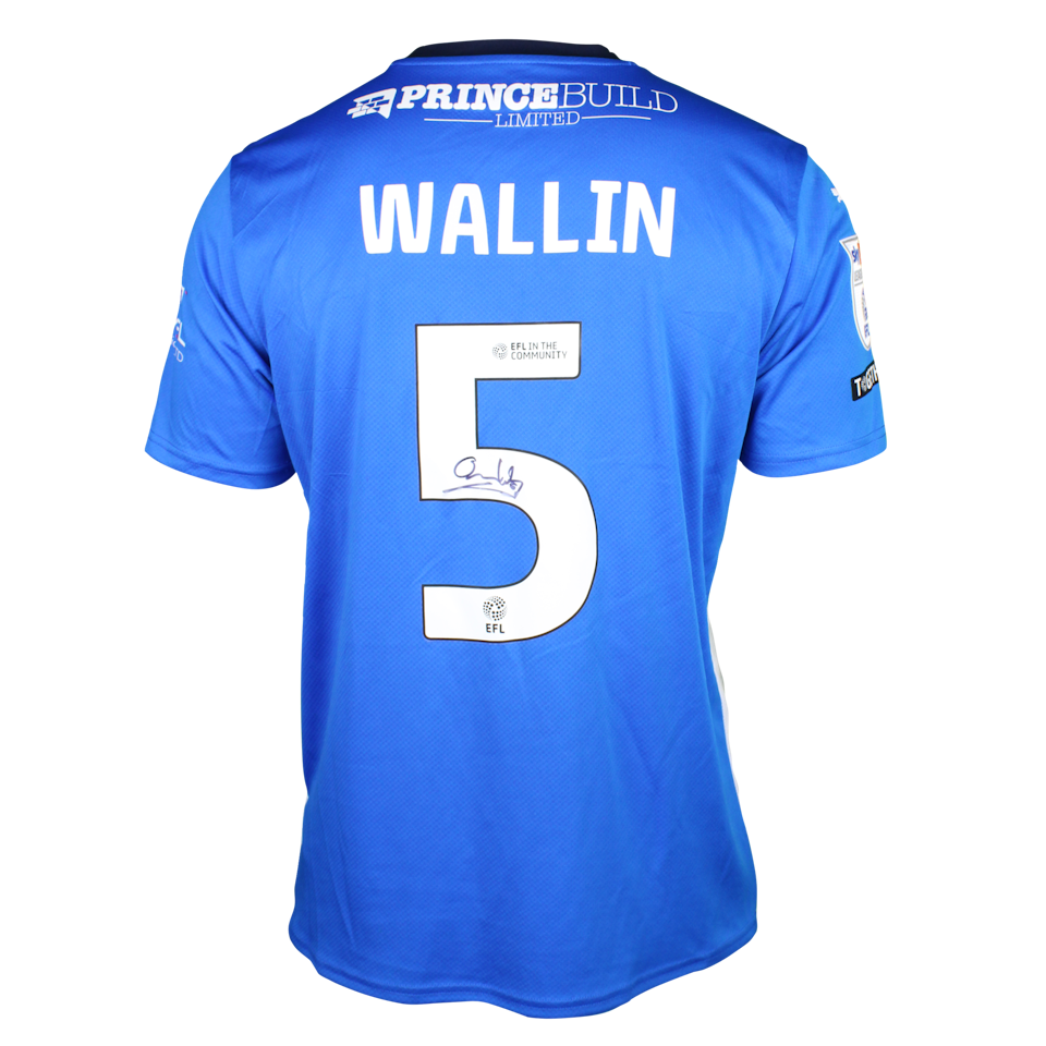 Oscar Wallin Peterborough United shirt