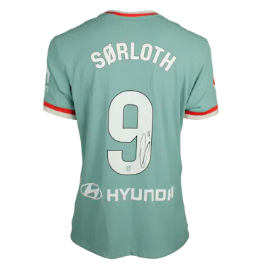 来自Atlético de Madrid的Alexander Sørloth球衣