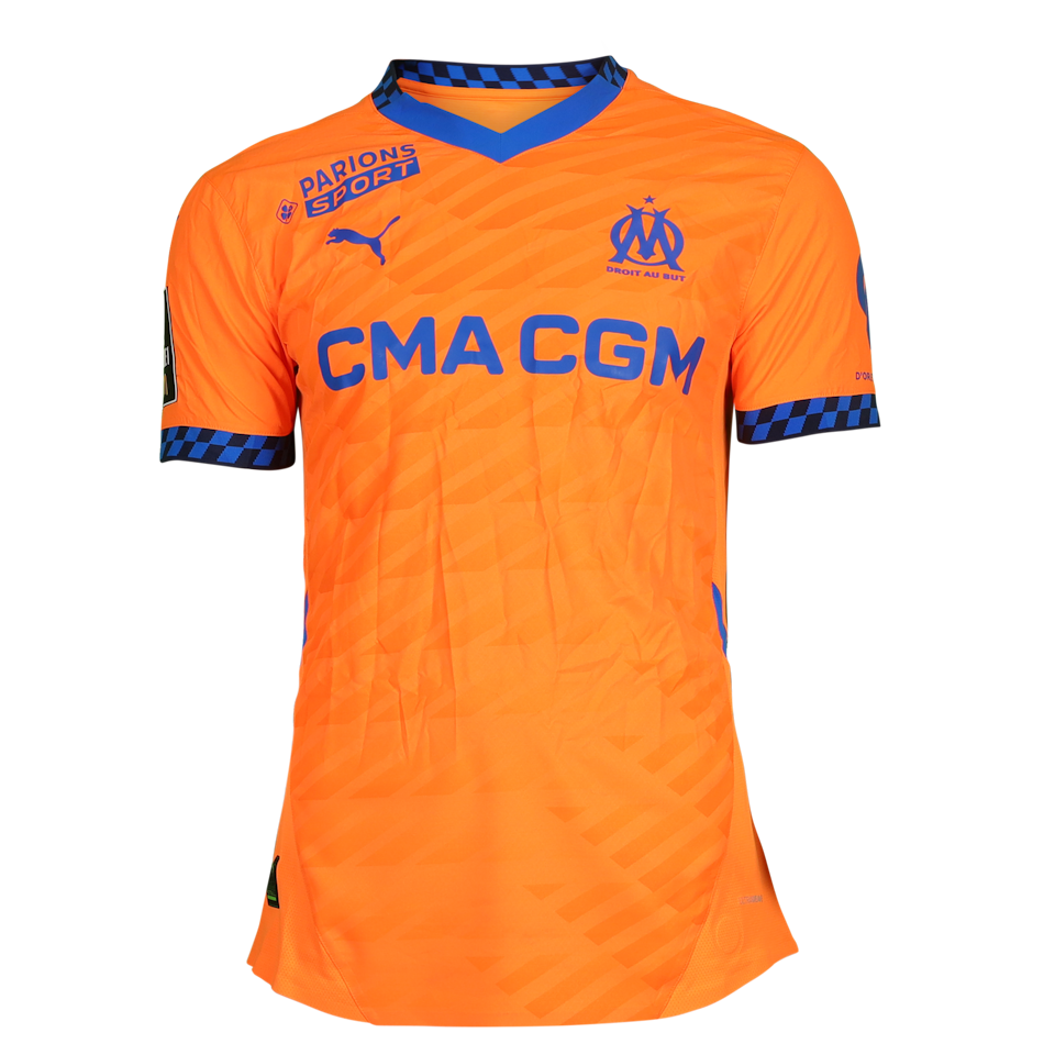 Elye Wahi Olympique de Marseille shirt
