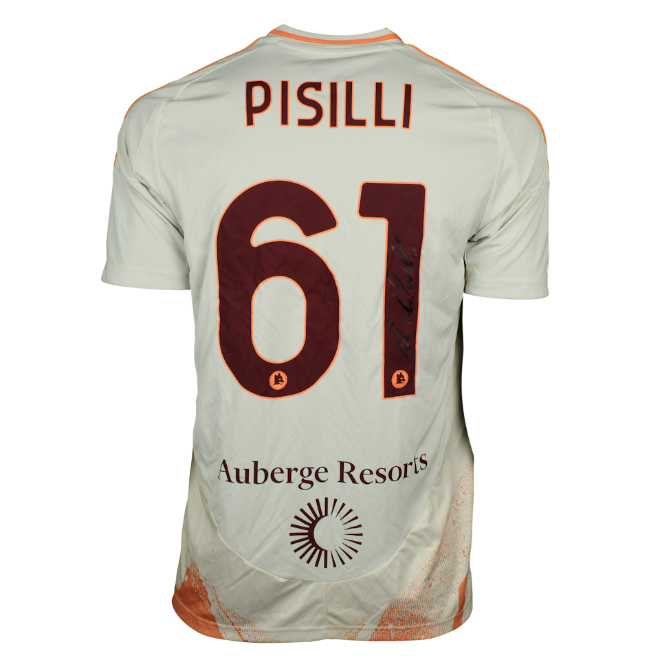 Niccolò Pisilli AS Roma shirt