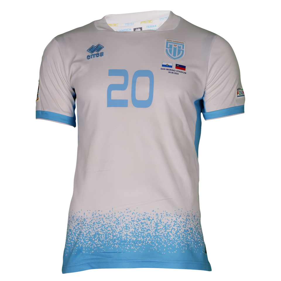 Nicko Sensoli San Marino shirt