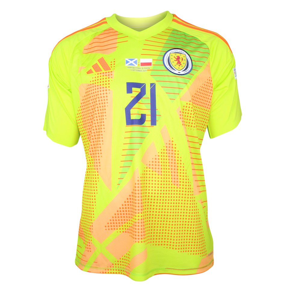 Zander Clark Scotland jersey