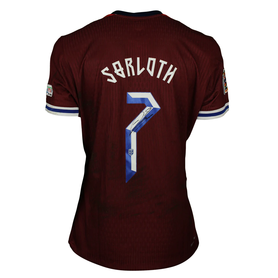 Alexander Sørloth | Kazakhstan - Norway | MatchWornShirt