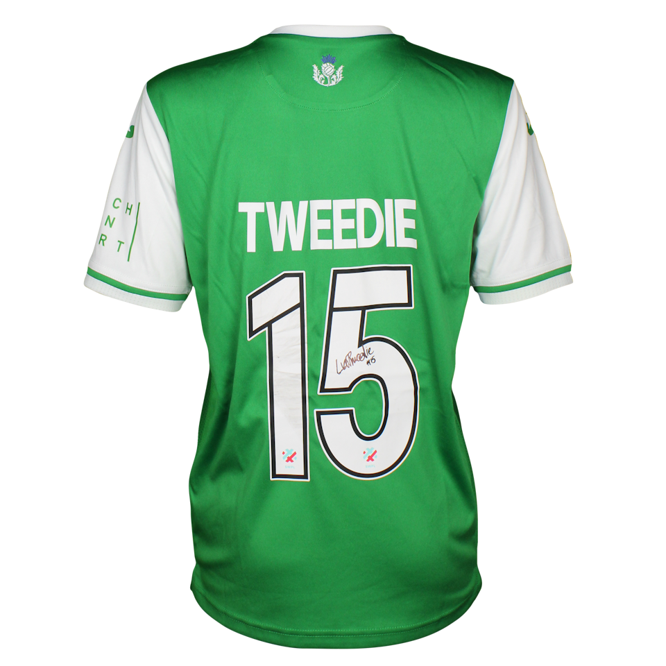 Hibernian W 팀의 Lia Tweedie 셔츠