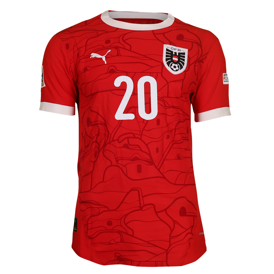 Camiseta Konrad Laimer Austria