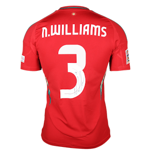 Neco Williams Wales shirt