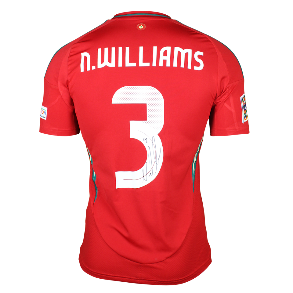 Neco Williams Wales shirt