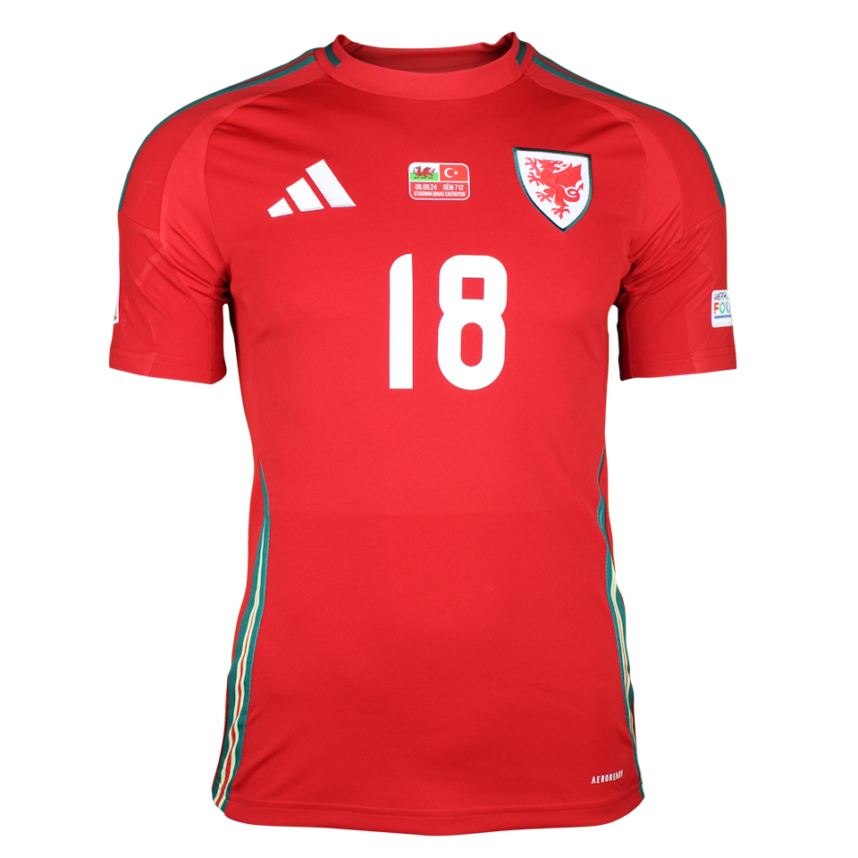 Owen Beck Wales jersey